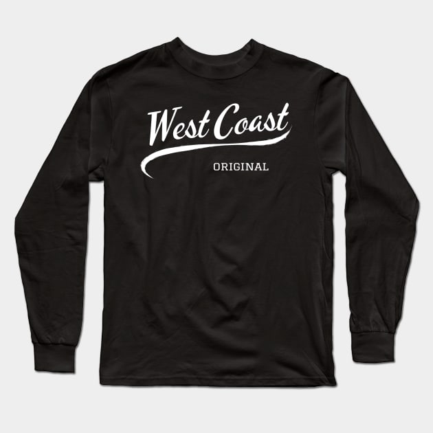 West Coast Vibrationz (Branded) Long Sleeve T-Shirt by Drink-A-Lot Records Apparel